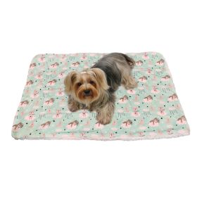 Ultra Soft Minky/Plush Bedtime Bears Blanket (Color: Light Blue, size: One Size)