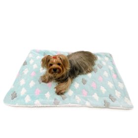 Ultra Plush Fluffy Clouds Blanket (Color: Yellow, size: 50" x 30")
