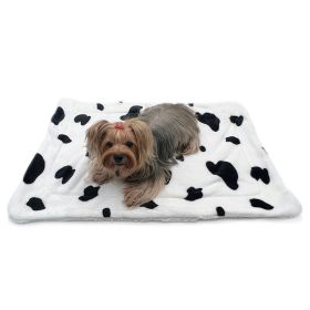 Ultra Plush Moo Cow Blanket (Color: Yellow, size: 50" x 30")